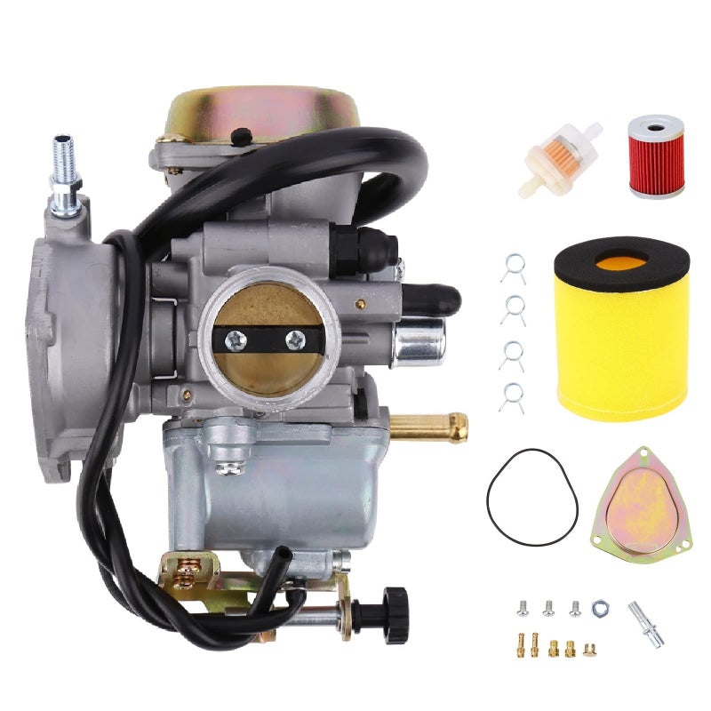 MINSTAR Ozark 250 Carburetor Fits Suzuki LT-F250 Ozark 2002-2009 2012-2014  LT-Z250 QuadSport Z 2004-2009  Replace# 13200-21G10 13200-05G22 - Image 1